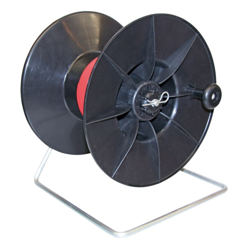 Elektriskā gana auklas spole ar metāla tītavu